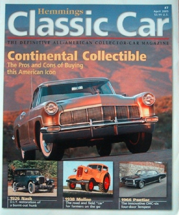 HEMMINGS CLASSIC CAR 2005 APR - #7 - '26 NASH, VETTES, '66 PONTIAC, 38 MOLINE